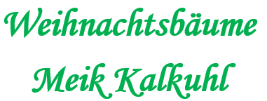 Weihnachtsbäume Meik Kalkuhl